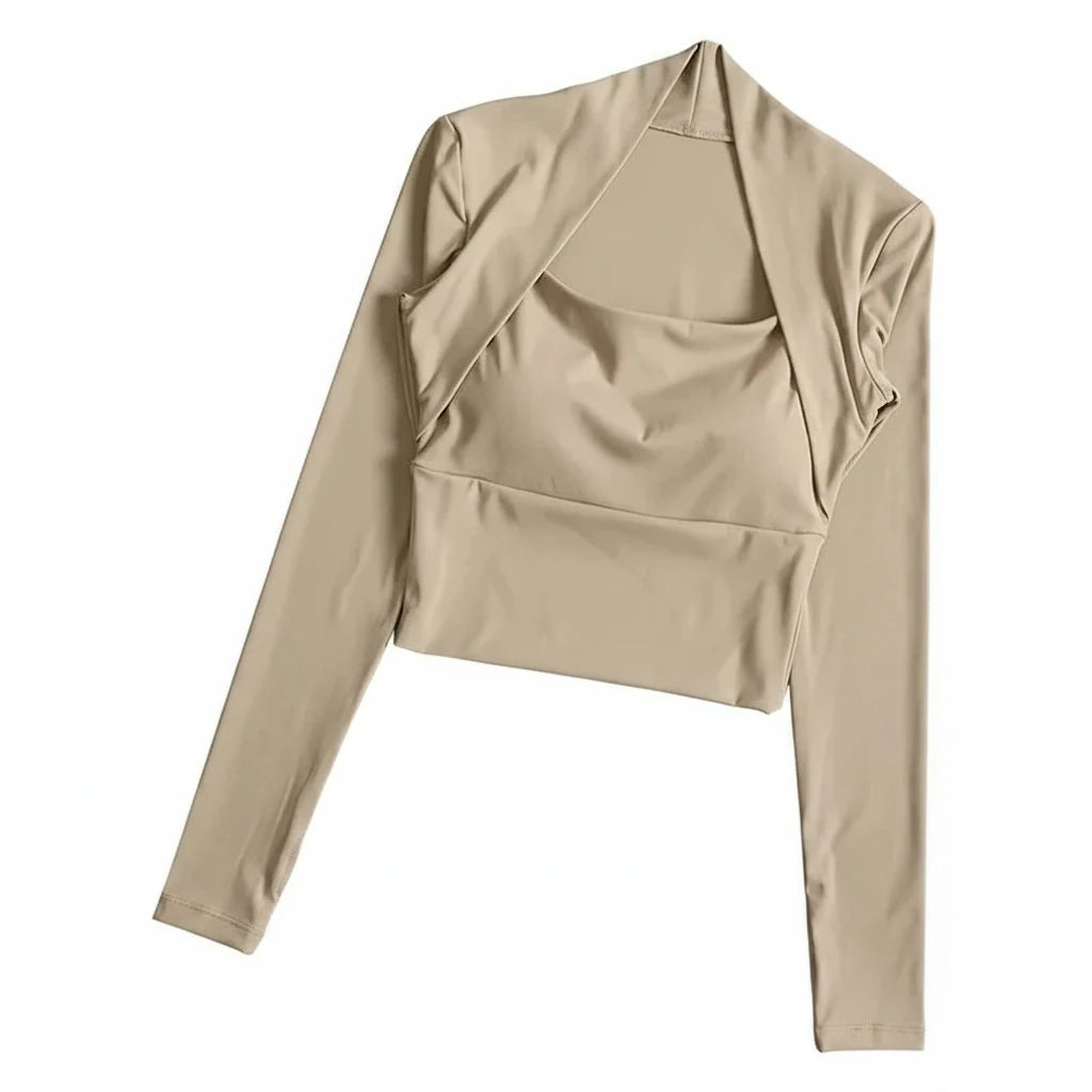 Elegant Long Sleeve Yoga Workout Top