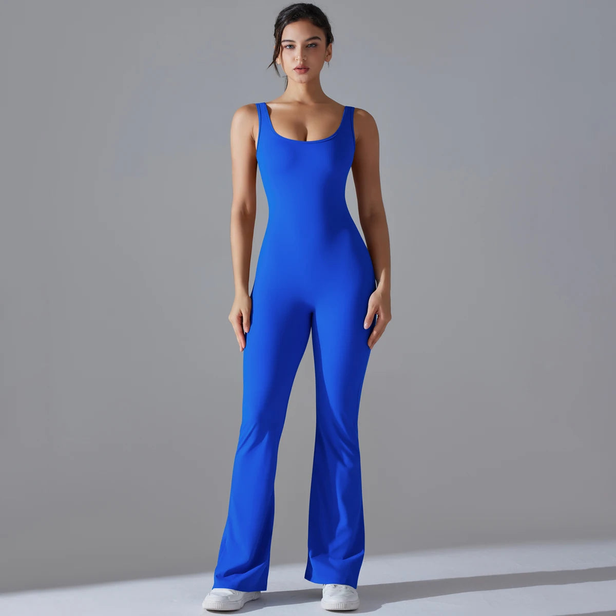 V-Back Sculpting Workout Jumpsuit