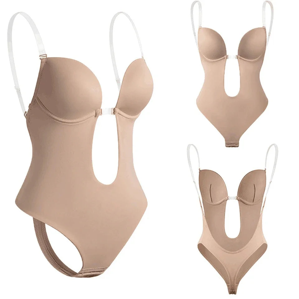 LuxeSculpt Backless Shaping Bodysuit