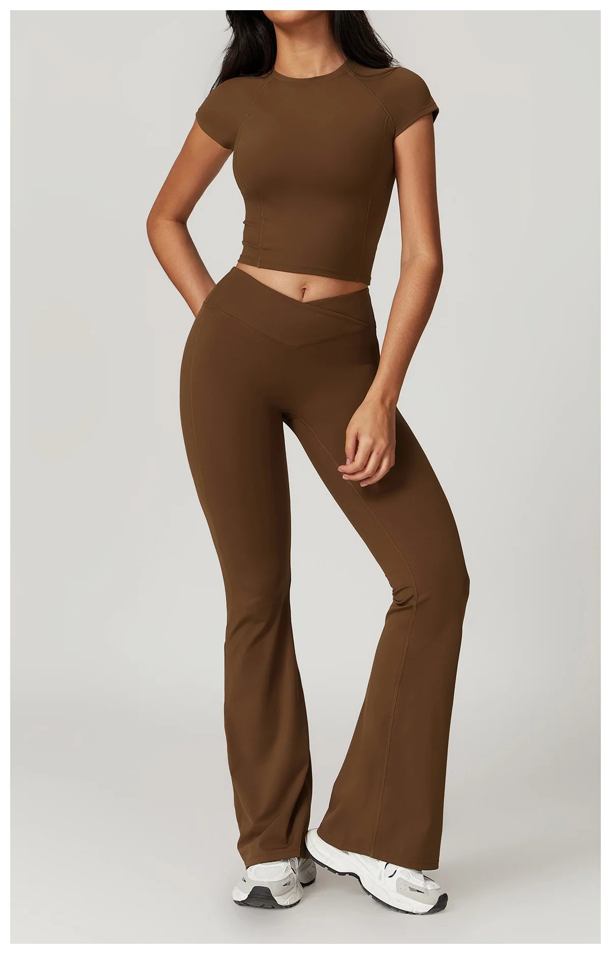 Sculpt & Move 2-Piece Short Sleeve Activewear Set