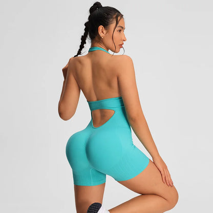 Women’s Summer Fitness Romper Bodysuit