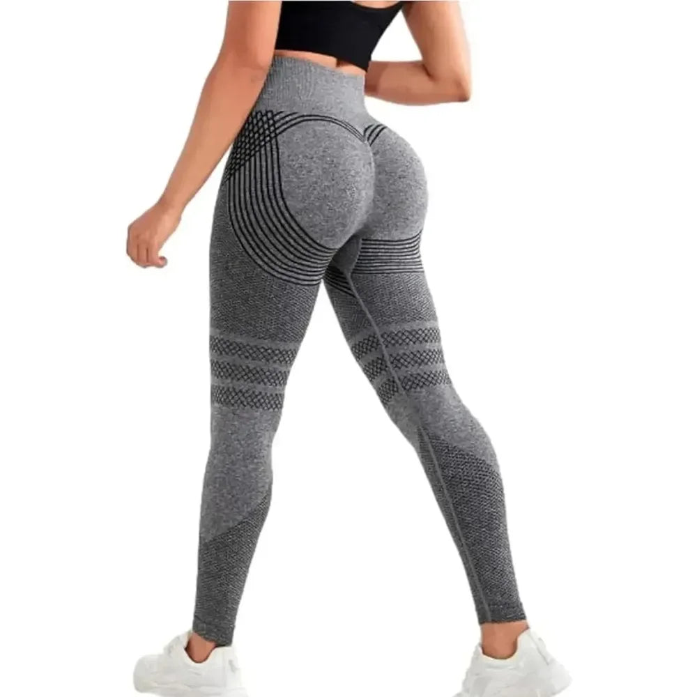 Women’s 3D Sculpt High-Waist Butt-Lifting Workout Leggings with Tummy Control