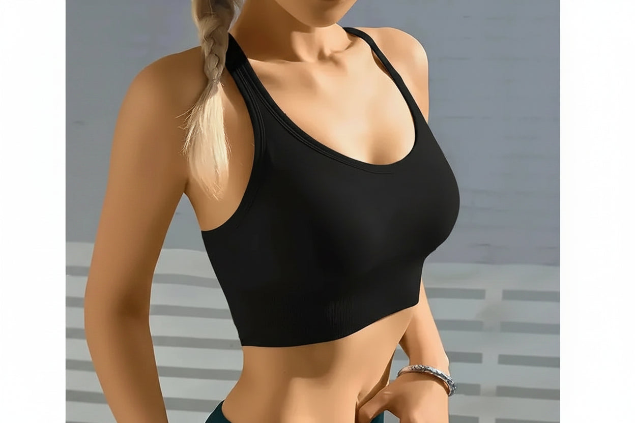 Seamless Push-Up Yoga Tank Bra