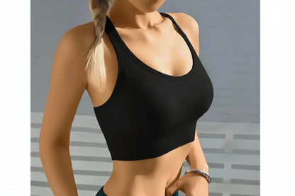 Seamless Push-Up Yoga Tank Bra