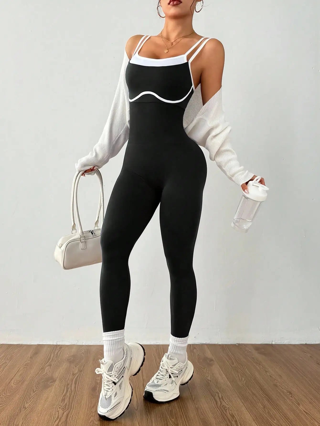 Quick-Dry Sculpting Yoga Bodysuit
