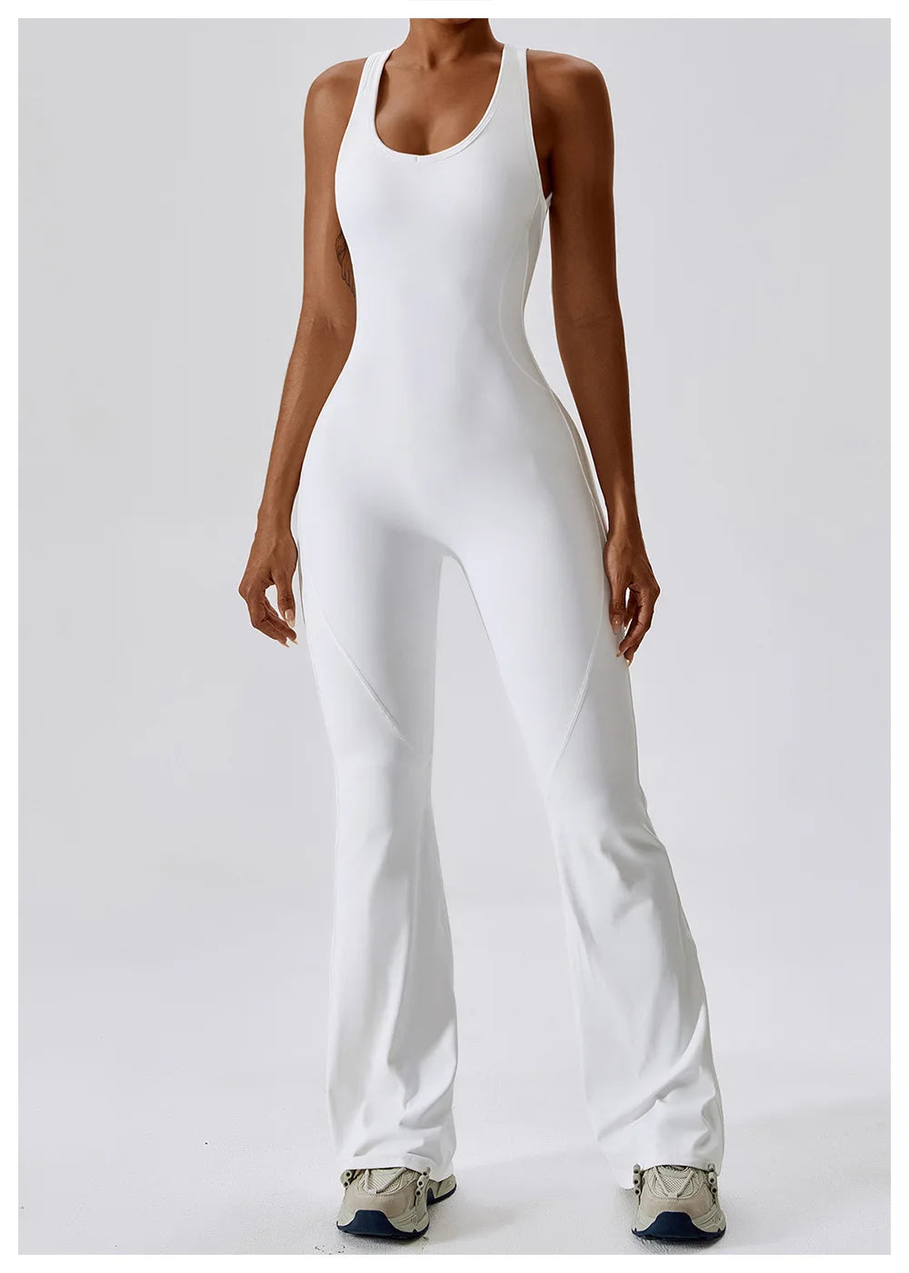 Women's Seamless Fitness Jumpsuit – Stretch One-Piece Yoga & Workout Romper