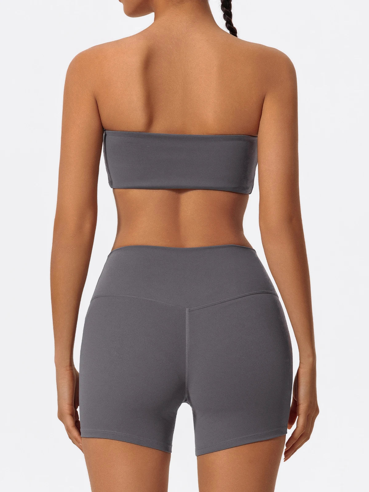 Strapless Two-Piece Workout Set