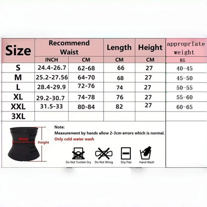 Women's Waist Trainer Sweat Belt Cincher