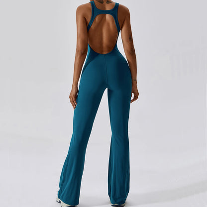 Women's Seamless Fitness Jumpsuit – Stretch One-Piece Yoga & Workout Romper