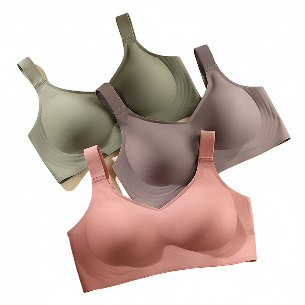 Jelly Seamless Push-Up Sports Bra for Full Support