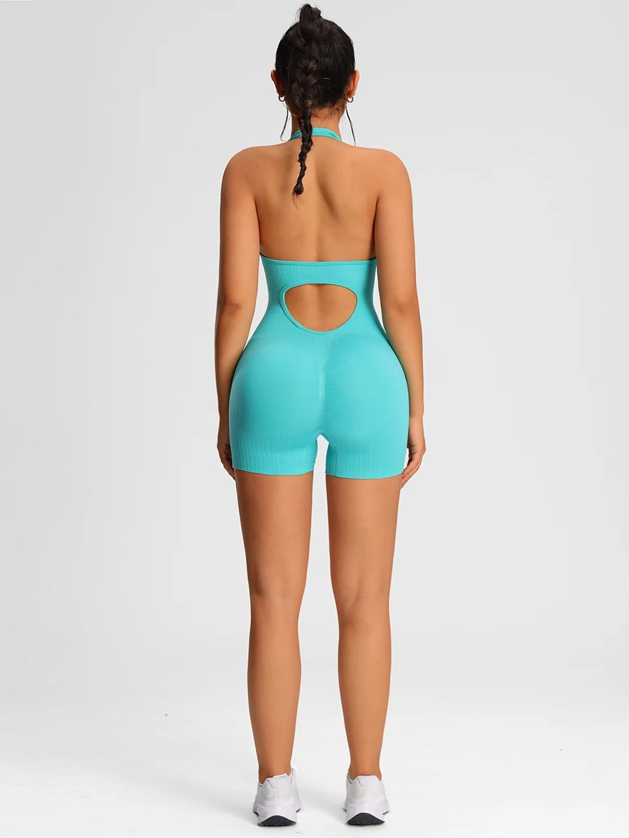 Women’s Summer Fitness Romper Bodysuit