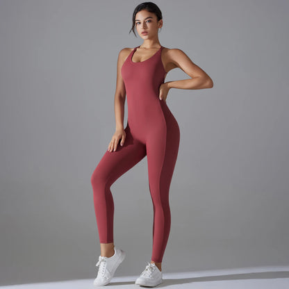 Women’s Backless Scrunch Jumpsuit