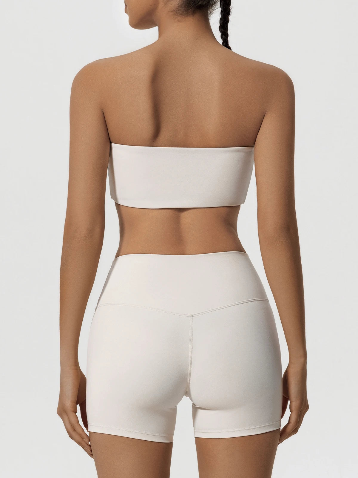 Strapless Two-Piece Workout Set