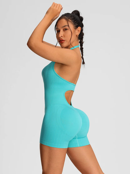 Women’s Summer Fitness Romper Bodysuit