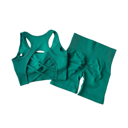 Women’s High-Waist Seamless Workout Set