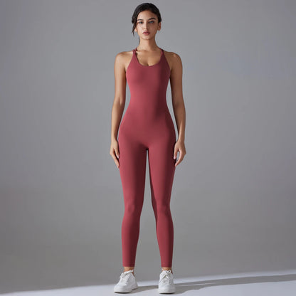 Women’s Backless Scrunch Jumpsuit