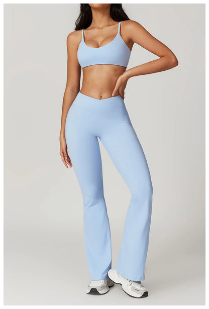 Sculpt & Move 2-Piece Short Sleeve Activewear Set