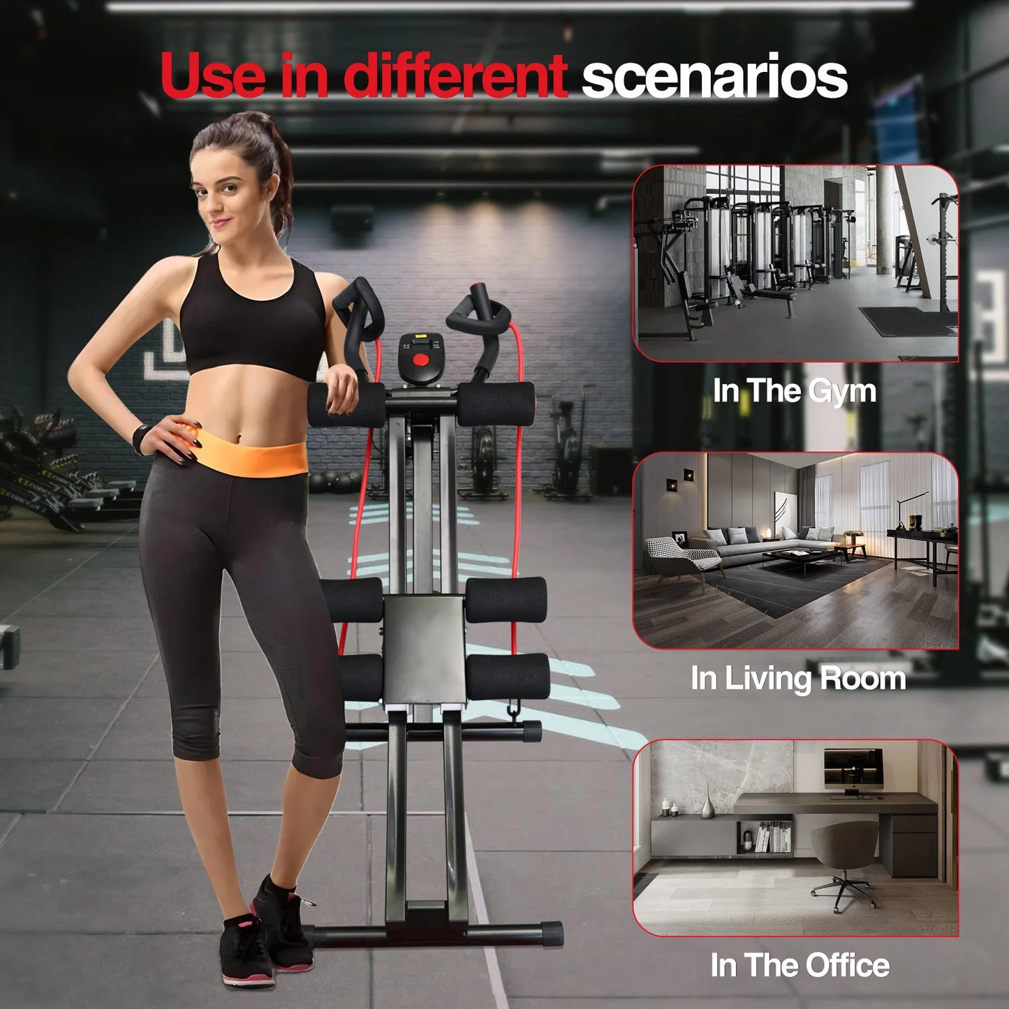 Foldable Ab Workout Machine