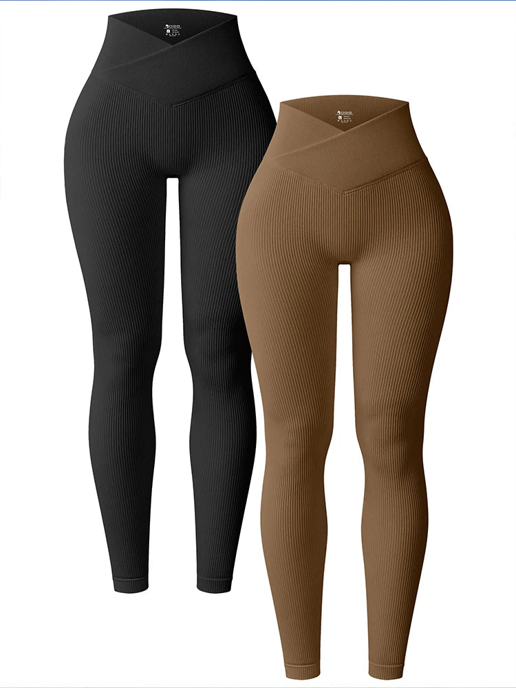 High-Waist Butt Lift Seamless Yoga Leggings